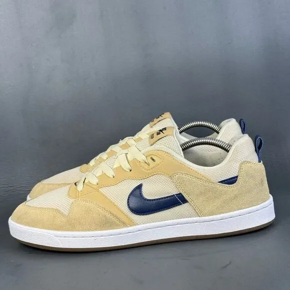 Nike Alleyoop SB 'Club Gold Navy' athletic sneaker shoes men’s size 11.5